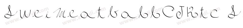 SweiMeatballCJKtc Se字体转换